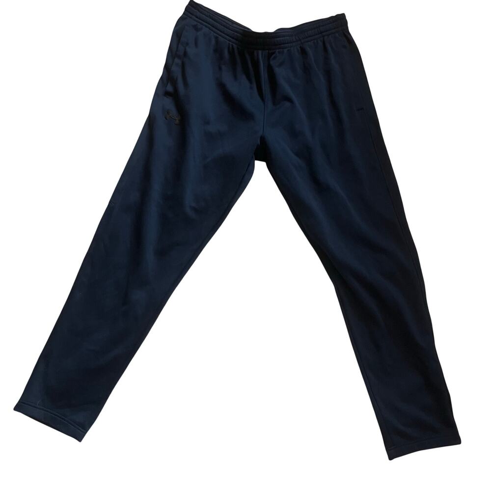 Under Armour ColdGear Loose Fit Navy Training Pants Mens XL Gym Athleisure Warm